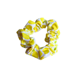 citrónová scrunchie